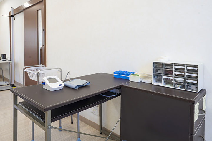 採血コーナー